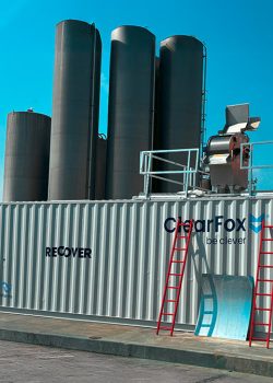 ClearFox containerized plastic recycling wastewater treatment plant